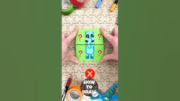 Try to Solve Incredible Paper Craft Puzzle with Bubbaphant by Smiling Critters #smilingcritters #diy