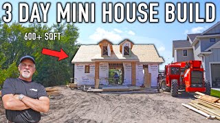 BUILDING A CUSTOM POOL HOUSE IN 3 DAYS!