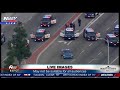 SUSPECT STANDOFF: CHP pursues woman following hit-and-run, crashes out in Santa Ana (FNN)