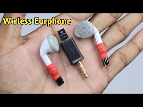 How to make Wireless Earphone - with led Sensor