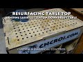 Resurfacing our Custom Downdraft Table Resurfacing our Custom Downdraft Table