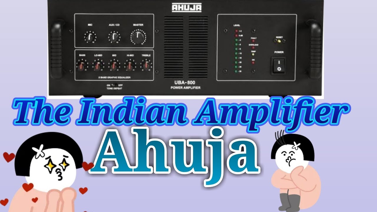 Ahuja UBA500M ahuja 500 watt amplifier price YouTube