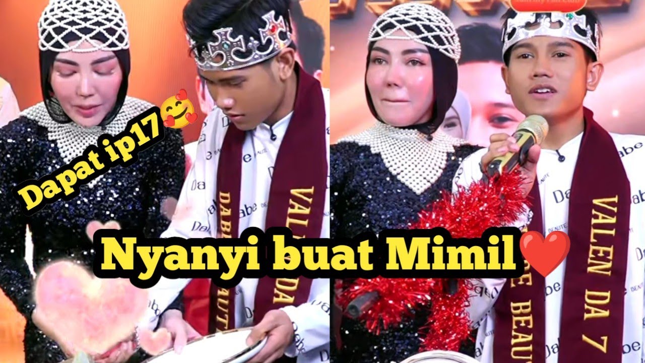 WOW!! ROMANTIS VALEN NYANYI LAGU BUAT MILA DI PENUTUPAN LIVE!!  