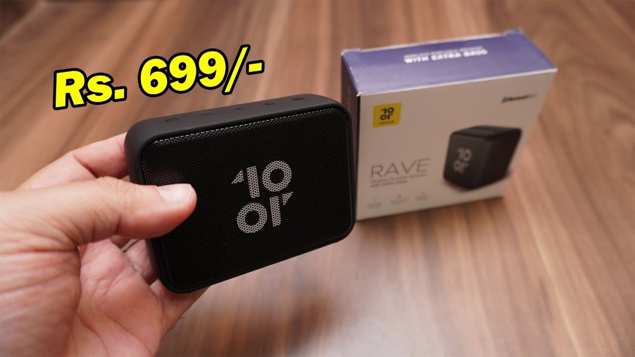 Tenor Rave (10.or) portable Bluetooth 5.0 Speaker, 3W output for Rs. 699 Tenor Rave (10.or) portable Bluetooth 5.0 Speaker, 3W output for Rs. 699