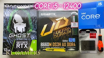 intel Core i5 12400 GIGABYTE B660M DS3H AX DDR4 GAINWARD RTX3060 GHOST PINK Gaming PC Build