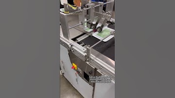 Automatic carton dispenser with batch coding machine | inkjet tij printer #packagingsolutions