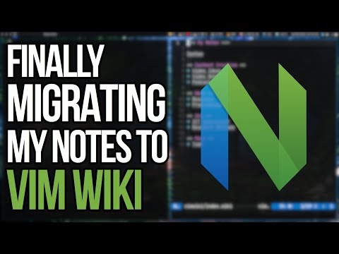 I Should Have Just Used Vimwiki From The Start