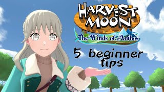 Harvest Moon: Winds of Anthos 5 Beginner Tips!