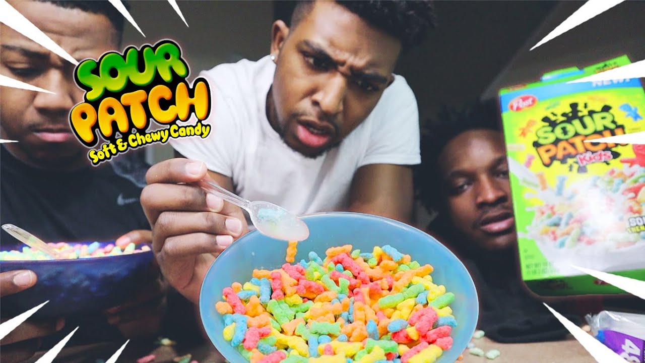 TRYING THE NEW SOUR PATCH KIDS CEREAL (bad idea)