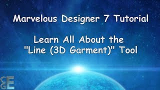 Marvelous Designer 7 Tutorial: Line 3D Garment Tool
