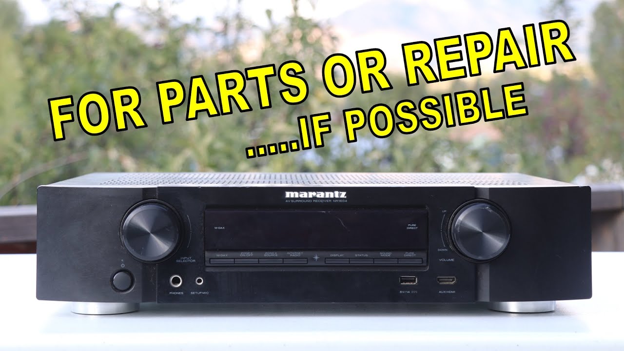 I can fix OLD Marantz...what about NEW?