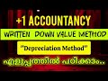 Written Down Value Method/Diminishing Balance Method#depreciation #methods#eccommerce#plusone#a/c