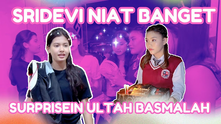 SRIDEVI PRANK ULTAH BASMALAH SAMPE TANTRUM ❗❗ di lokasi syuting #sridevida #magic5  #basmalahku