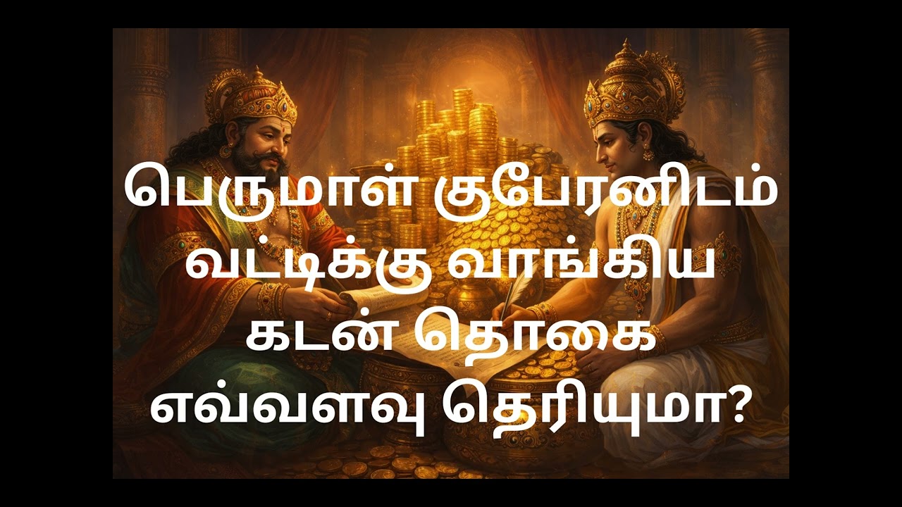 பெருமாள் குபேரனிடம் வட்டிக்கு வாங்கிய கடன் தொகை எவ்வளவு தெரியுமா?