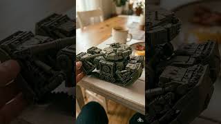 Tiny Capsule Transforms Into a Realistic Battle Tank 🚨 #shorts