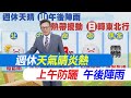 【戴立綱報氣象】週休天氣晴炎熱 上午防曬 午後陣雨｜週日颱風朝東北加速 全台天晴炎熱  20240524