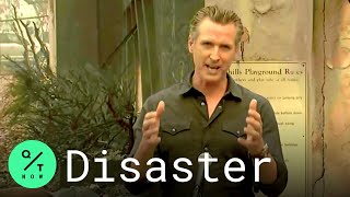 Newsom on California Wildfires: ‘I’m Very Sorry You’re Going Through This’