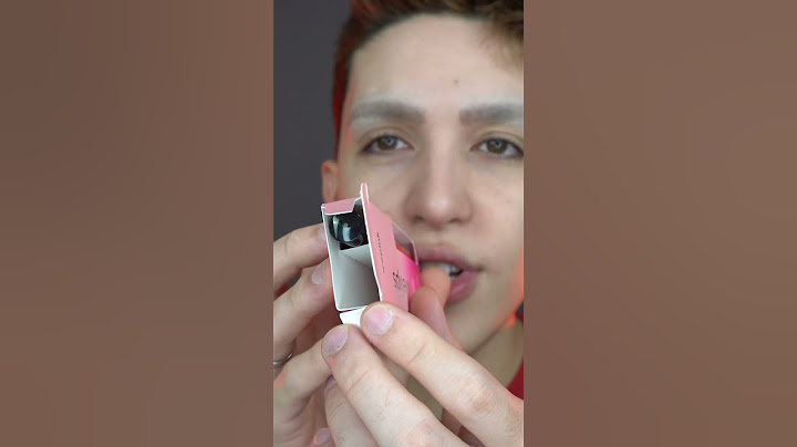 Virginia Fonseca's lipstick with superglue