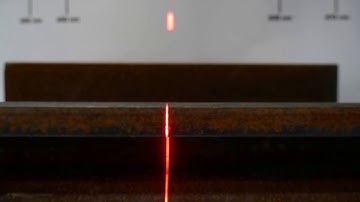 Schieneninspektion mit dem Laser / Rail road track inspection with a ZQ1 laser
