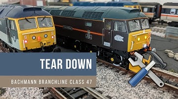 Bachmann Class 47: Shell Removal, Service, Lubrication and DCC Decoder Install - HO/OO Scale