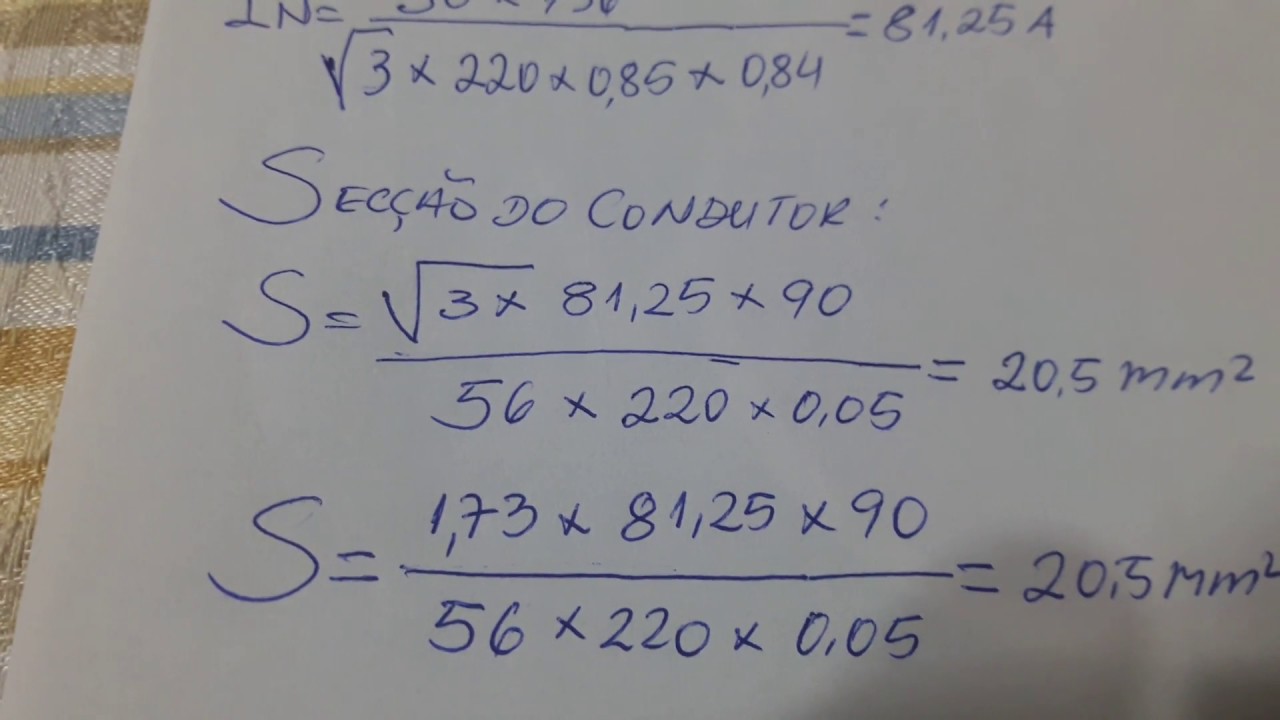 Tabla consumo electrico