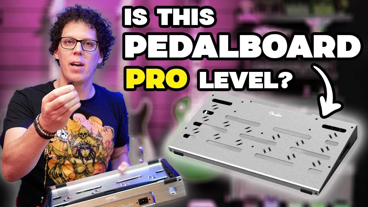 Fender Professional Pedal Board and LVL8 Power Supply (Unboxing and Review)  