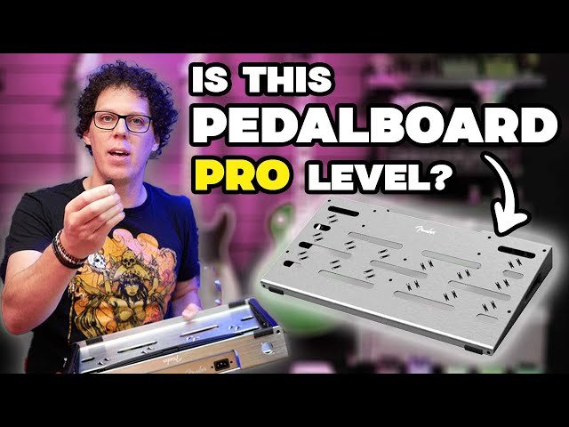 Fender Professional Pedal Board and LVL8 Power Supply (Unboxing and Review)  