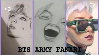 ♡BTS FANART COMPILATION (TIKTOK) | Mochii Music♡