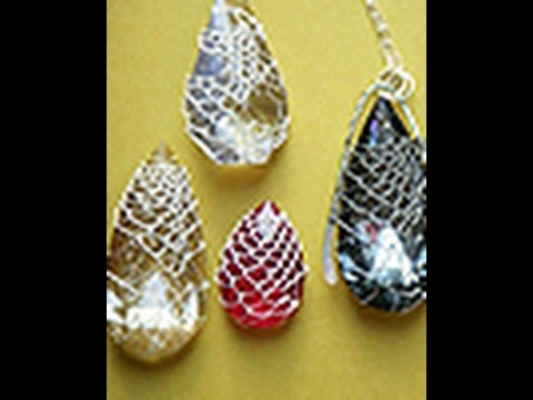 1304-4 Mary Hettmansperger John Bead large wire wrapped pendants on Beads, Baubles and Jewels