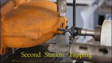 Drilling, Threading and Boring of The Gate Valve Bonnet