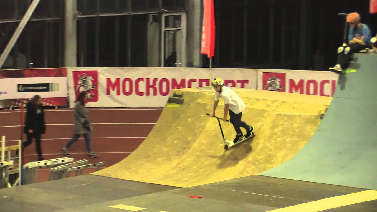 Качурин Илья, категория аматеры, Winter Scooter Games 2015