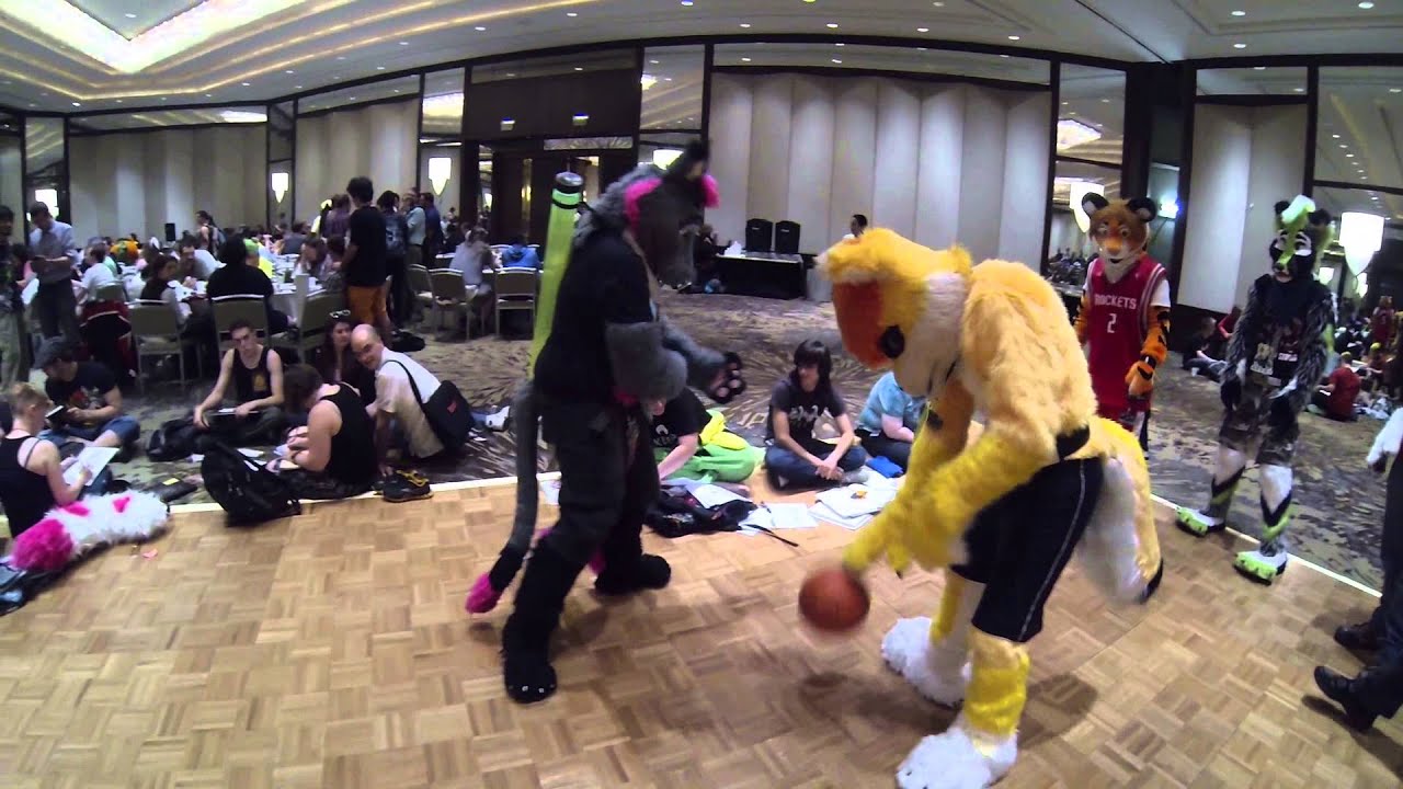 Anthrocon 2014 - Basketball shenanigans - YouTube