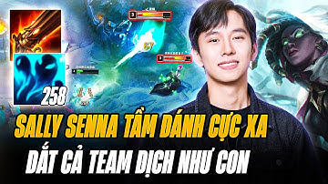 Sally Và Con Senna Quỷ 258 Hồn Tầm Đánh Cực Xa Dắt Cả Team Địch Như Con Gồng Gánh Đồng Đội Mãn Nhãn