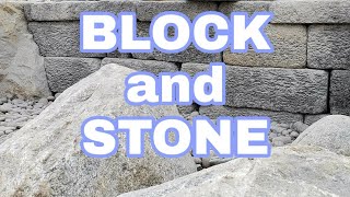 Really Cool Block Wall into Pond Coping