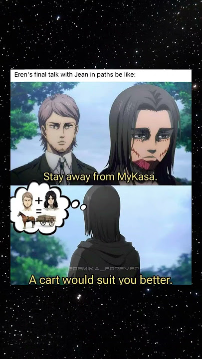 Mikasa is Eren's forever ♥️ #eren #mikasa #aot #anime #eremika #love #fyp #foryou