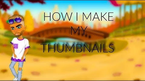 How To Make MSP Thumbnails