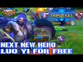 Free New Hero Luo Yi Gameplay - Mobile Legends Bang Bang