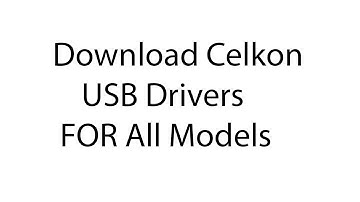 Download Celkon USB Drivers All Models