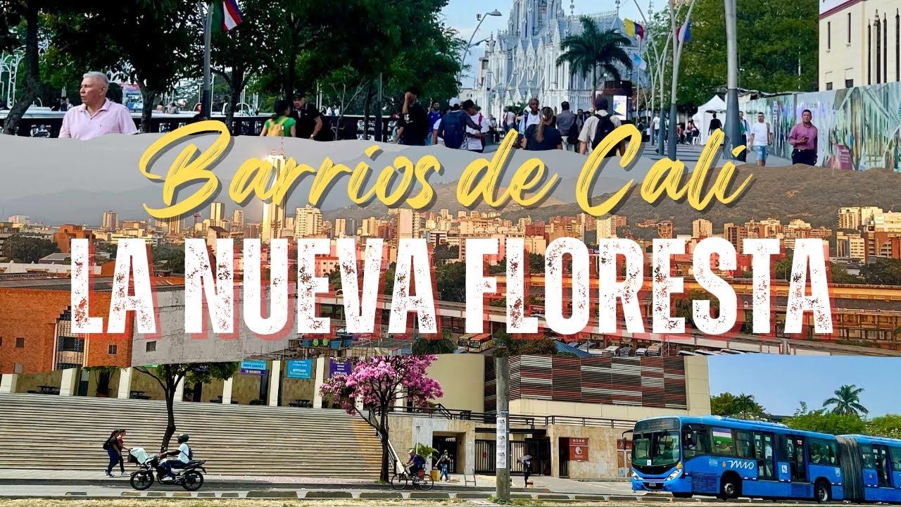 Recorriendo el acogedor barrio La nueva floresta de Cali 😍👏🏻