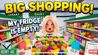BIG Grocery Shopping in Berry Avenue 🛒 Restocking My Entire Kitchen! screenshot 4