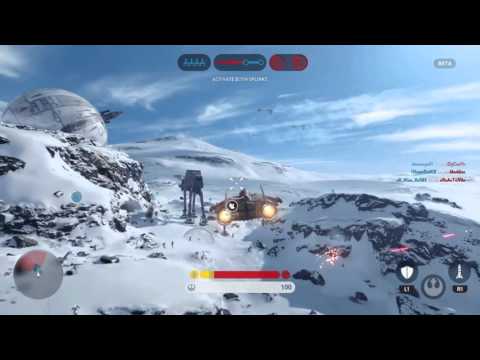 STAR WARS™ Battlefront™ Beta - Walker Assault - A-Wing Let's Play