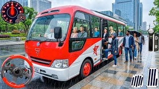 City Transport Van Simulator 3D 2026 : Modern Mini Coach Driving Passengers ride - Android Gameplay screenshot 5