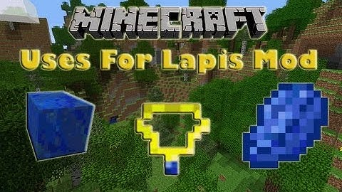 LAPIS SWAG! (Uses For Lapis 1.5.2 Mod Showcase)