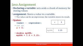 4 Constants Variables