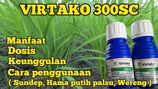 OBAT SUNDEP SISTEMIK VIRTAKO 300SC KEUNGGULAN & DOSIS PER TANGKI