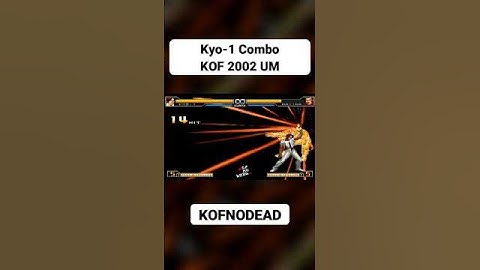 Kyo 1 Combo KOF 2002 UM #kofnodead #short #reels #retro #kof #kyokusanagi #kof2002um #comboskof