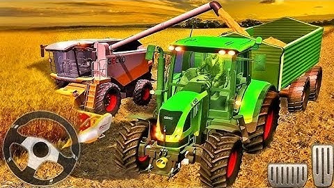 Driver Modern Tractor Farming Game Simulator 3D - New Tractor Android Game 2025 - Android Gameplay