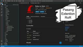 Quick Setup VSCode Untuk Ruby on Rails