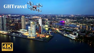 The Best Aerial Views Of Rotterdam City Netherlands In 4K