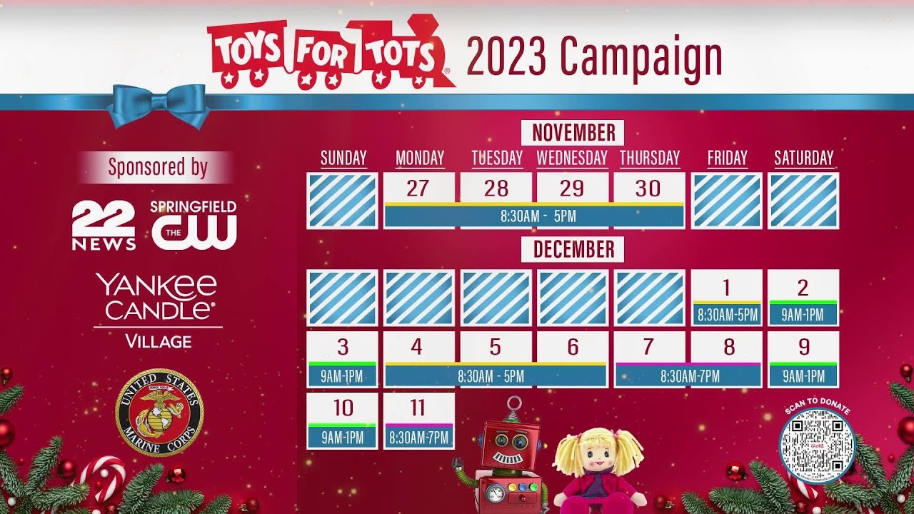 Donate Toys For Tots At 22news Begins